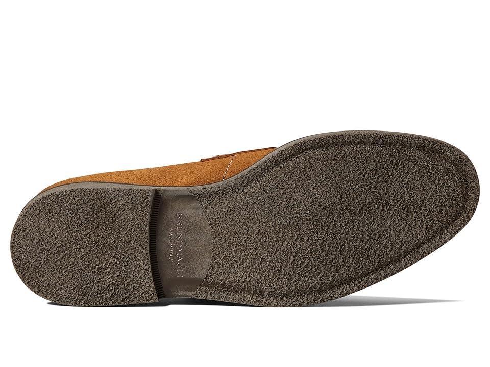 Bruno Magli Sanna (Cognac Suede) Men's Slip on  Shoes Product Image