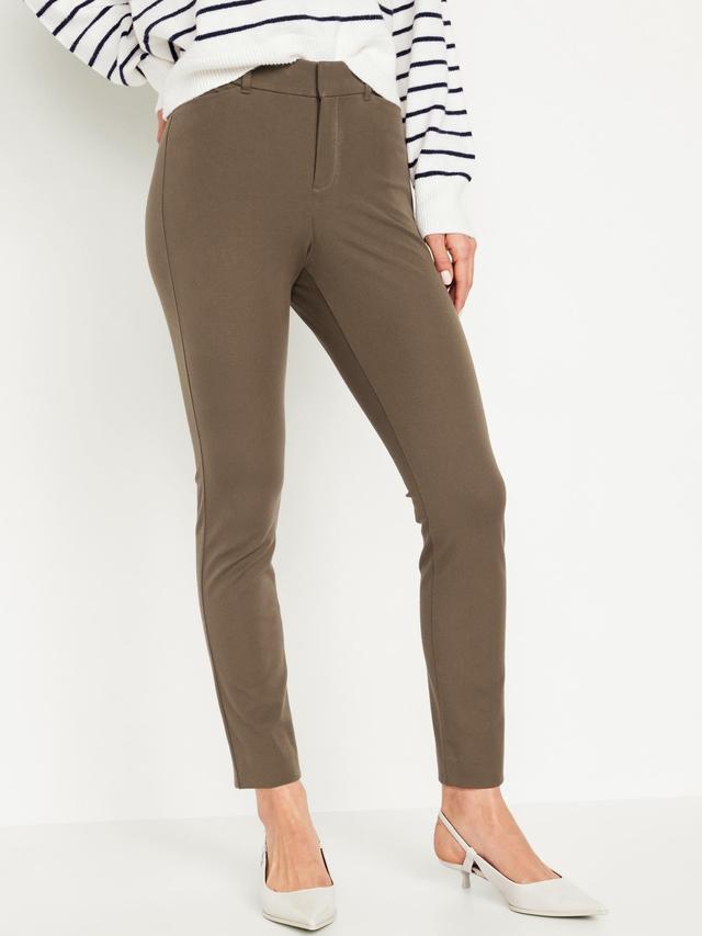 High-Waisted Pixie Skinny Ankle Pants Product Image