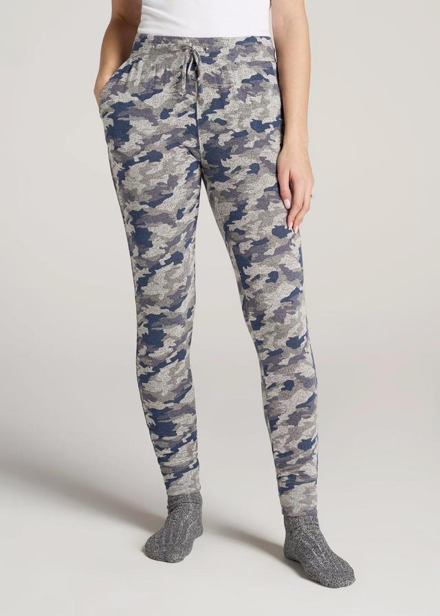 Cozy Lounge Joggers for Tall Women in Camo Product Image