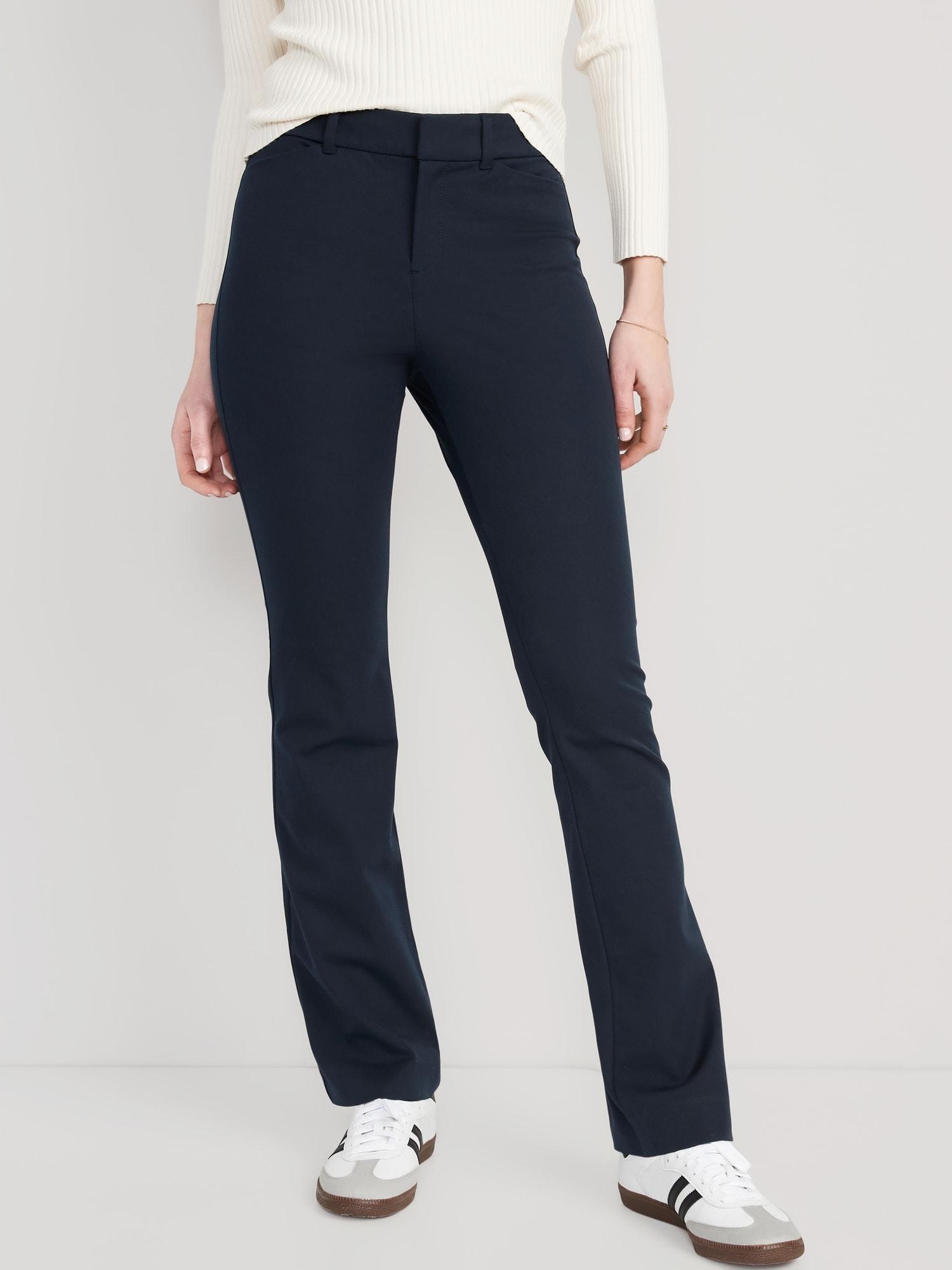 High-Waisted Pixie Flare Pants Product Image