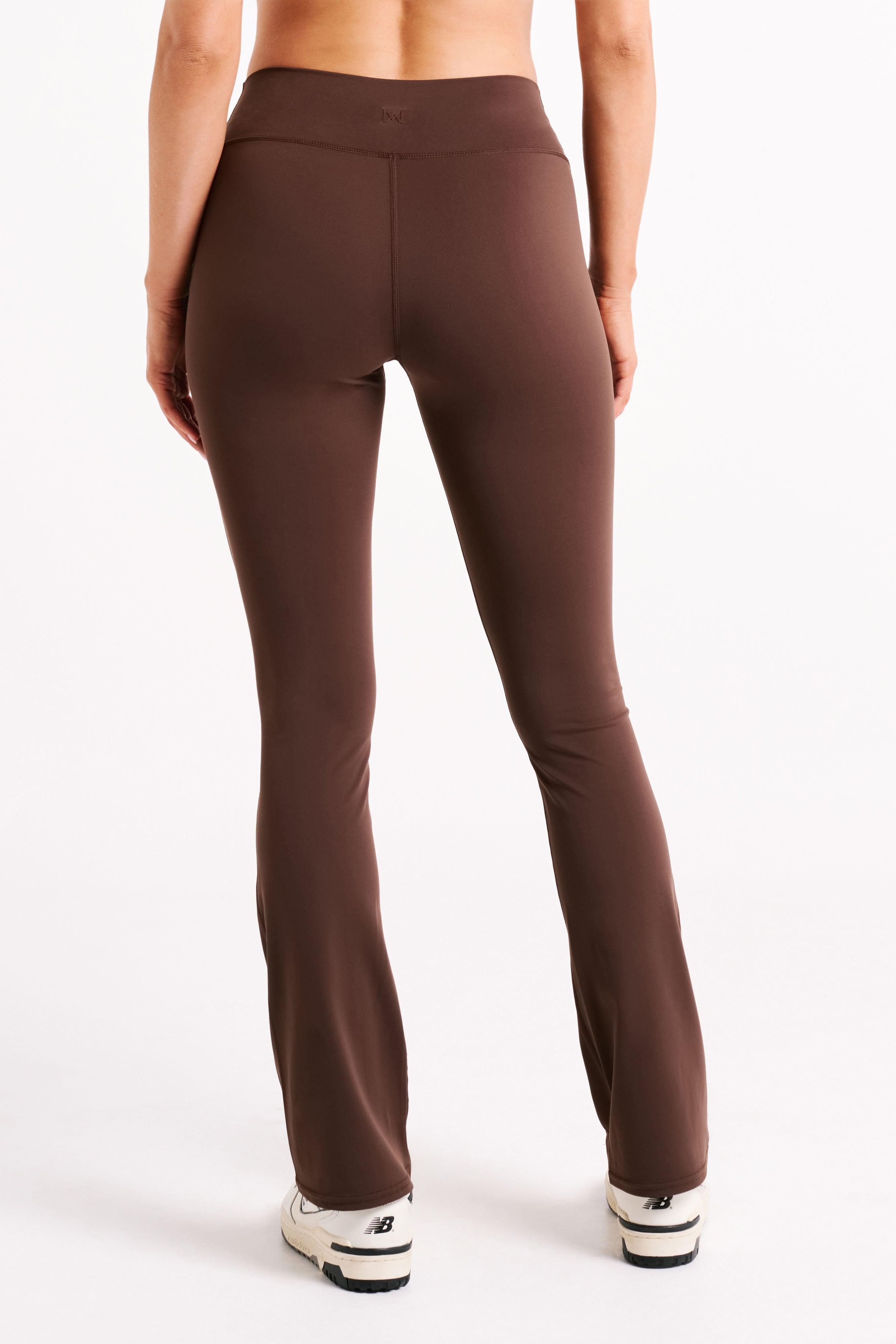 Sherrie Yoga Pants - Dark Chocolate Product Image