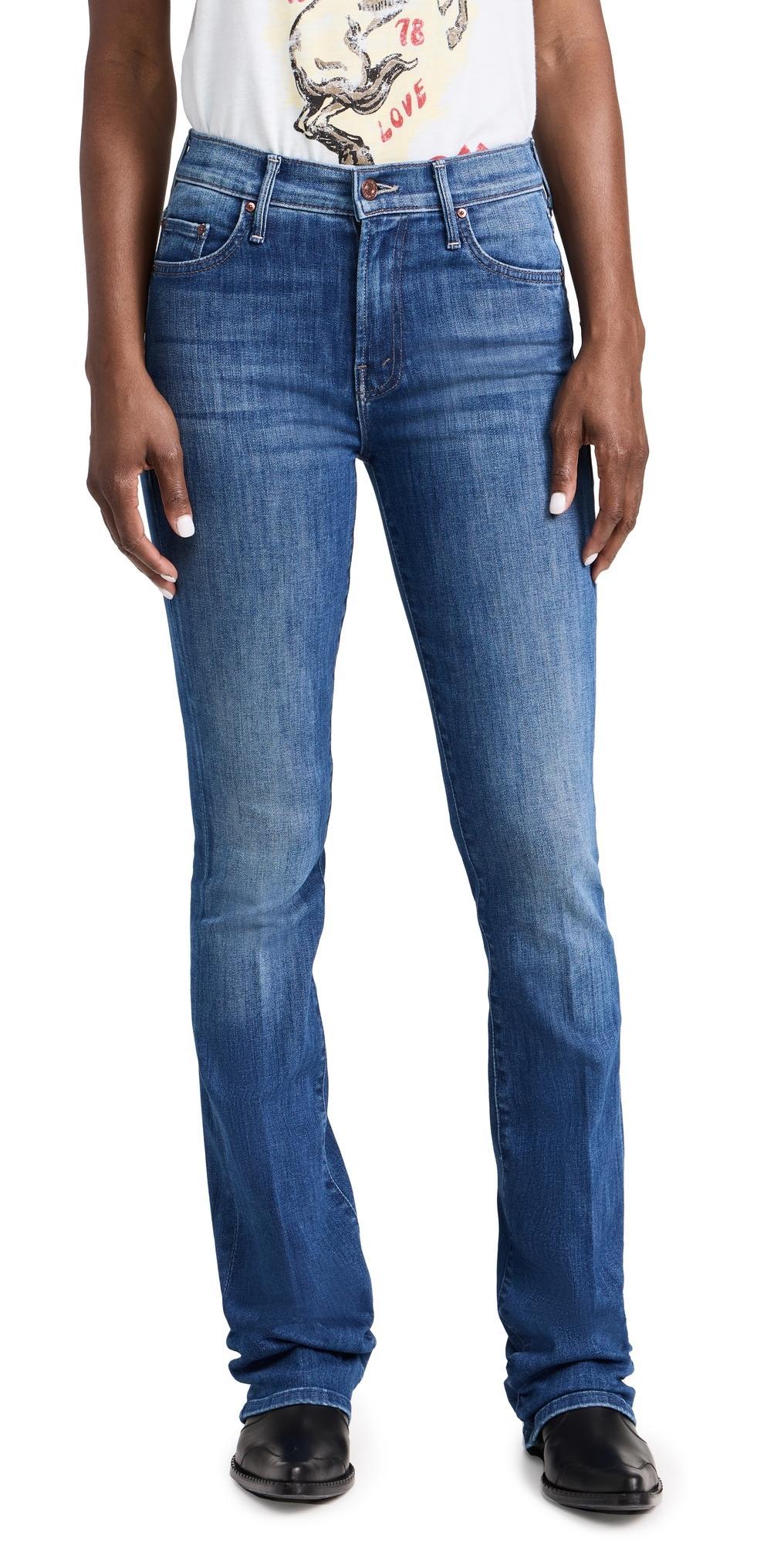 Womens The Insider Heel Mid-Rise Jeans product image