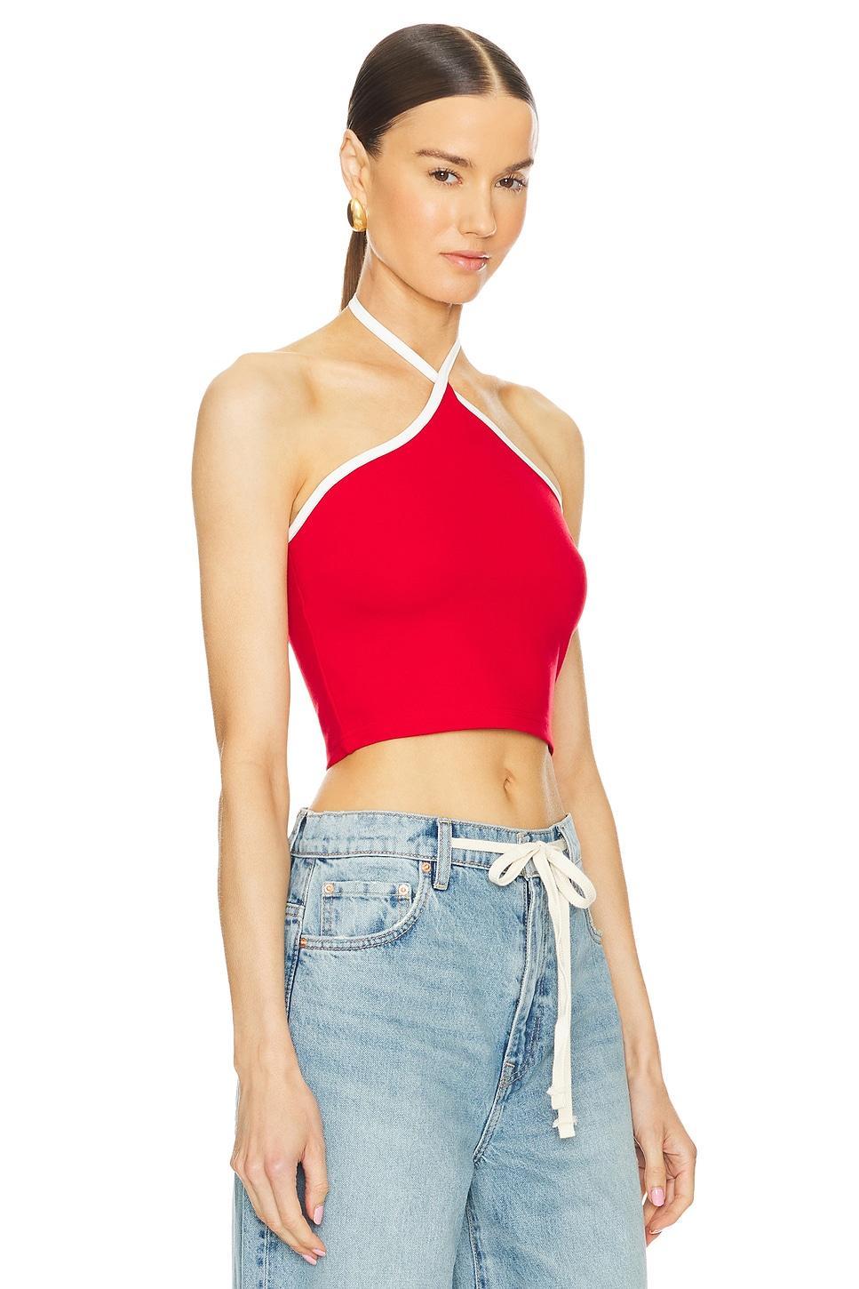 Sirena Contrast Halter Top superdown Product Image