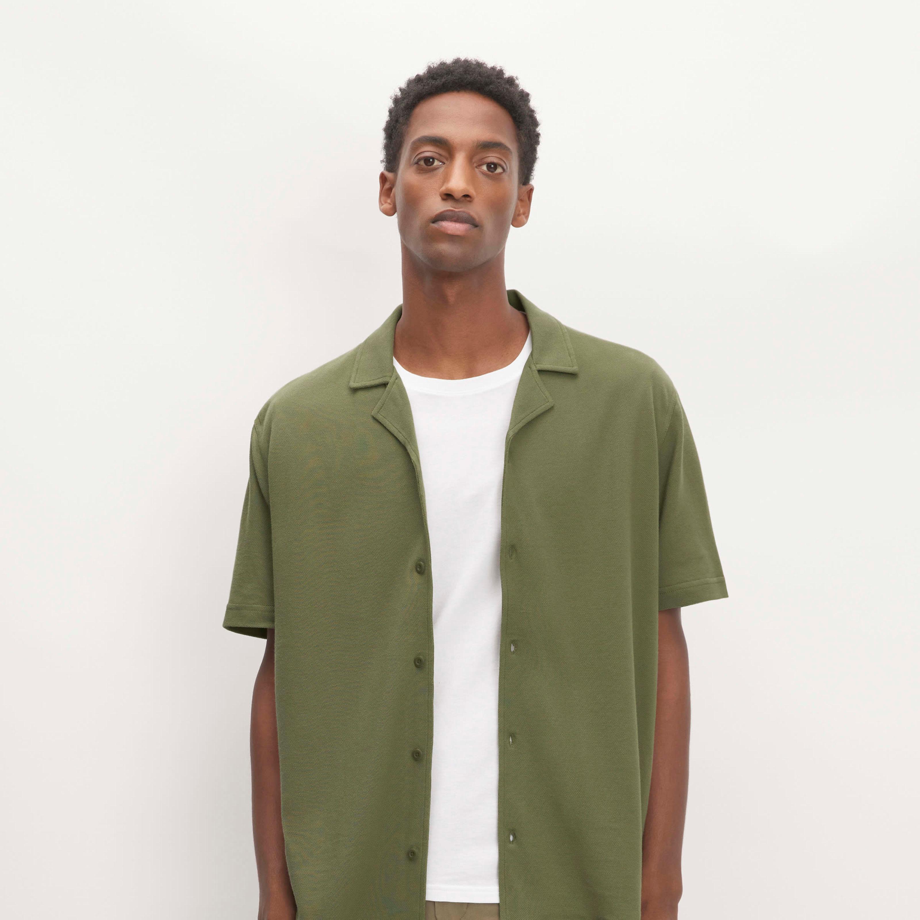 Mens Pique Short-Sleeve Shirt by Everlane Product Image