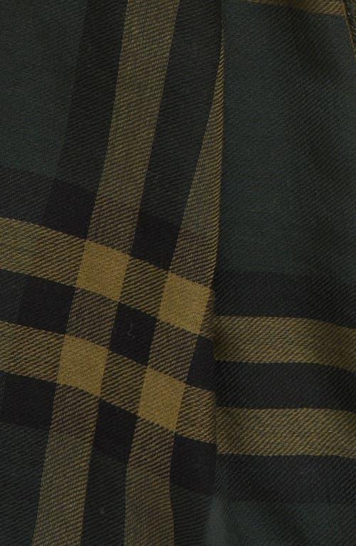 Giant Check Wool Scarf In Shadow Product Image