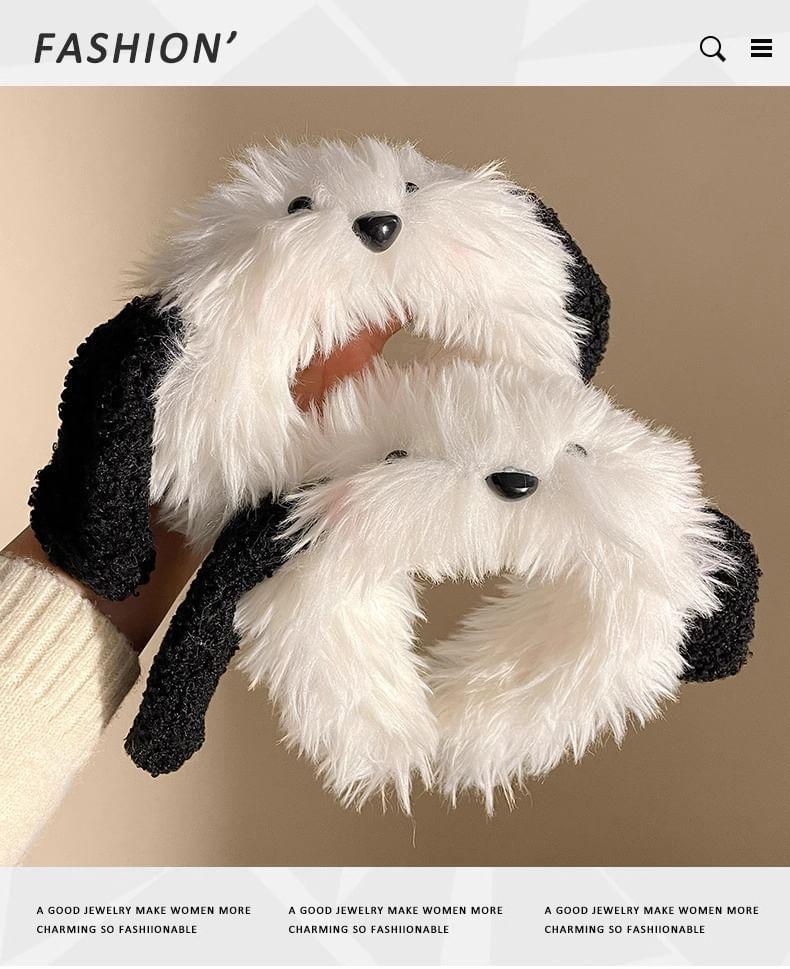 Dog Fluffy Headband Product Image