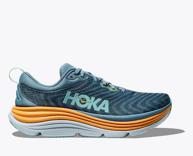 HOKA Mens Gaviota 5 Shoes in Shadow/Dusk, Size 14 W Product Image