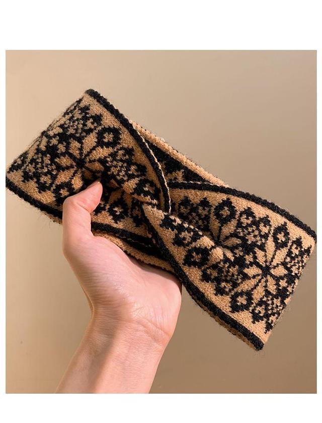 Patterned Knitted Headband Product Image