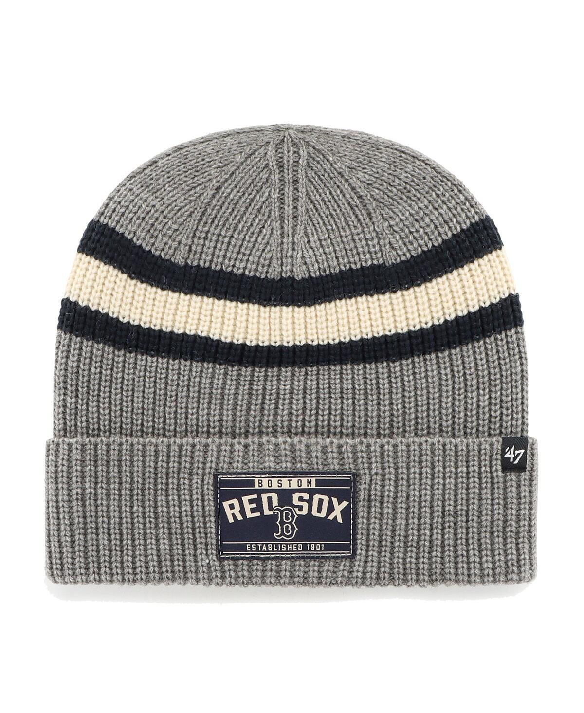 Mens 47 Graphite Boston Red Sox PenobscotCuffed Knit Hat Product Image