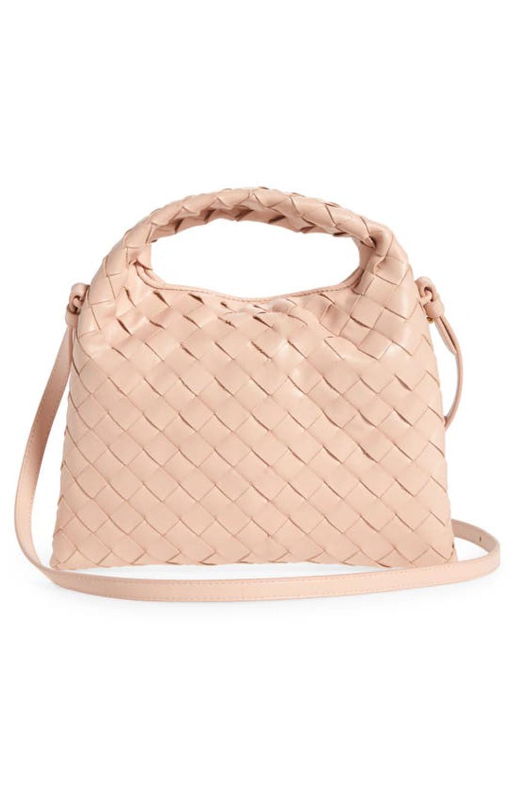 BOTTEGA VENETA Hop Mini Shoulder Bag In Rose Product Image