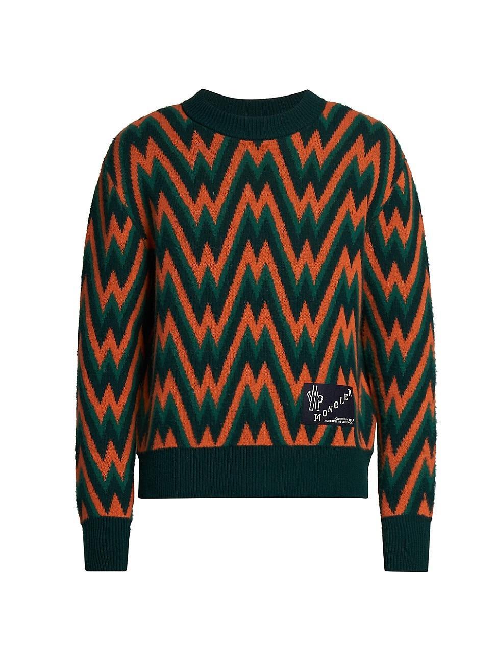 Mens Moncler Man Intarsia Wool Sweater Product Image