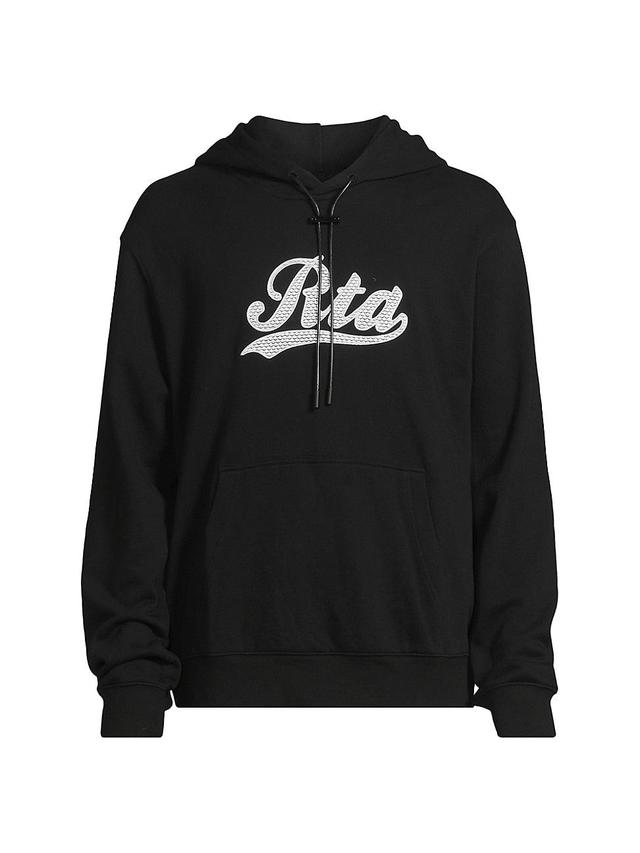 Mens Logo Cotton Hoodie Product Image