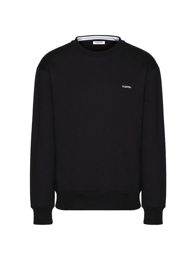 Mens Cotton Crewneck Sweatshirt Product Image