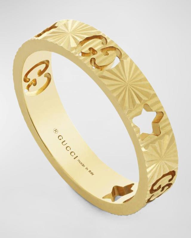 Womens Icon 18K Yellow Gold Star Ring Product Image