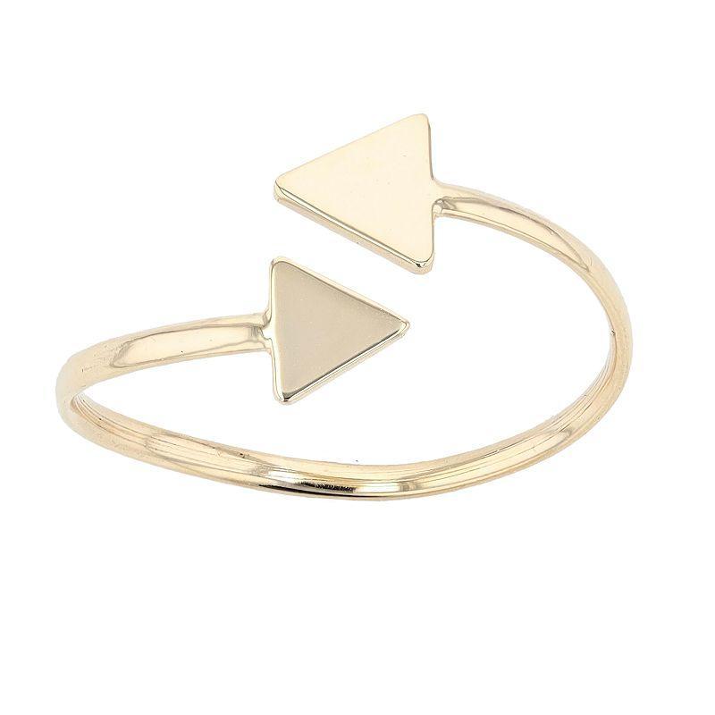 Au Naturale 10k Gold Double Arrows Ring, Womens Yellow Product Image