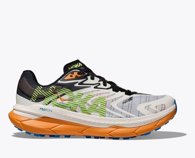 HOKA Mens Tecton X 2 Shoes in White/Solar Flare, Size 11.5 Product Image