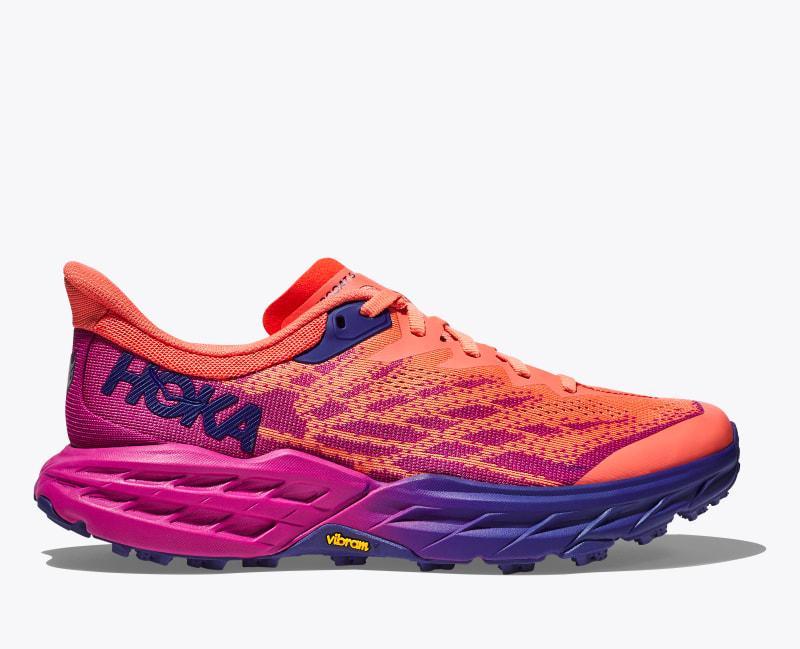 Hoka One HOKA Women's Speedgoat 5 Shoes in Mercury/Trellis, Size 8.5 W Product Image