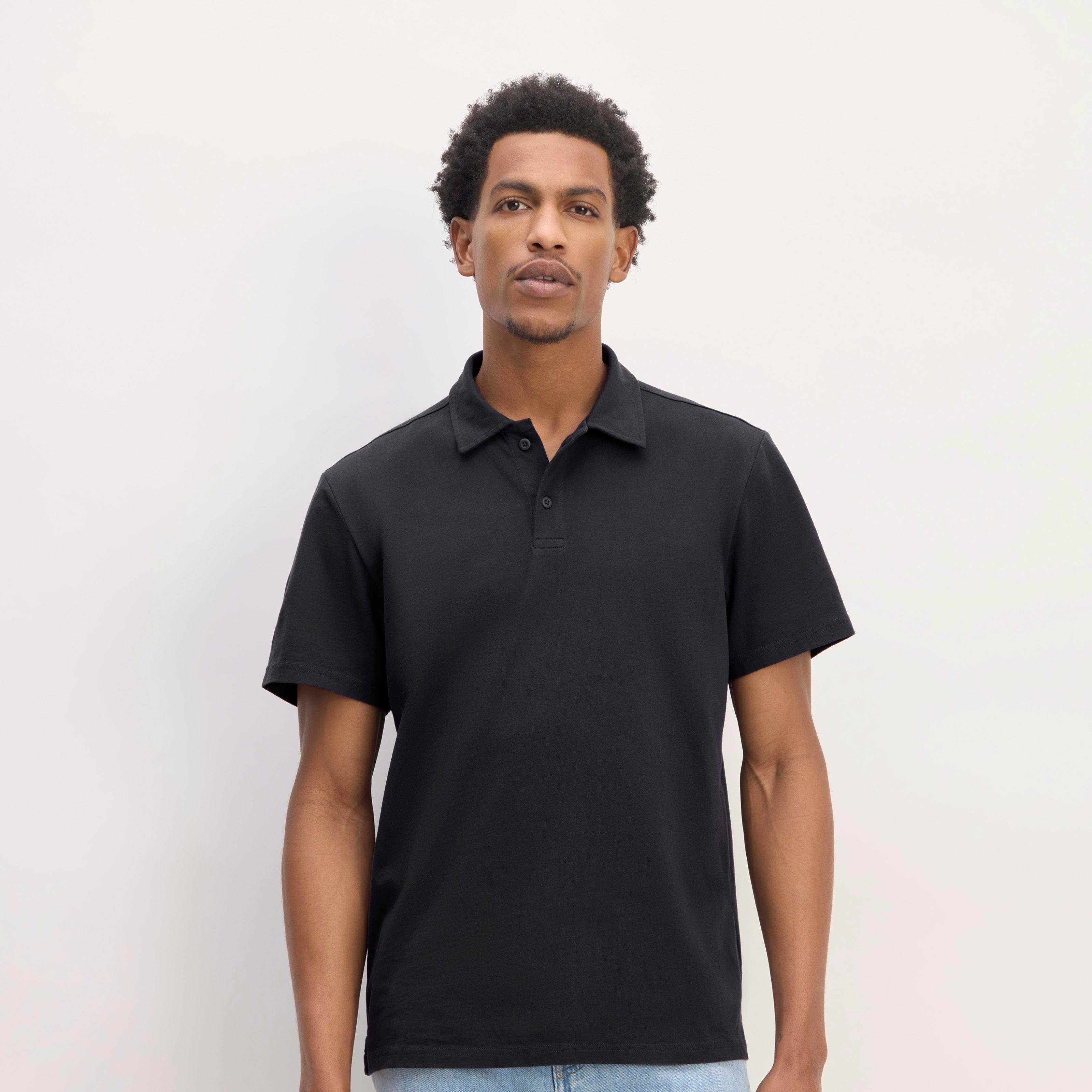 Mens Premium Weight Short-Sleeve Polo T-Shirt by Everlane Product Image