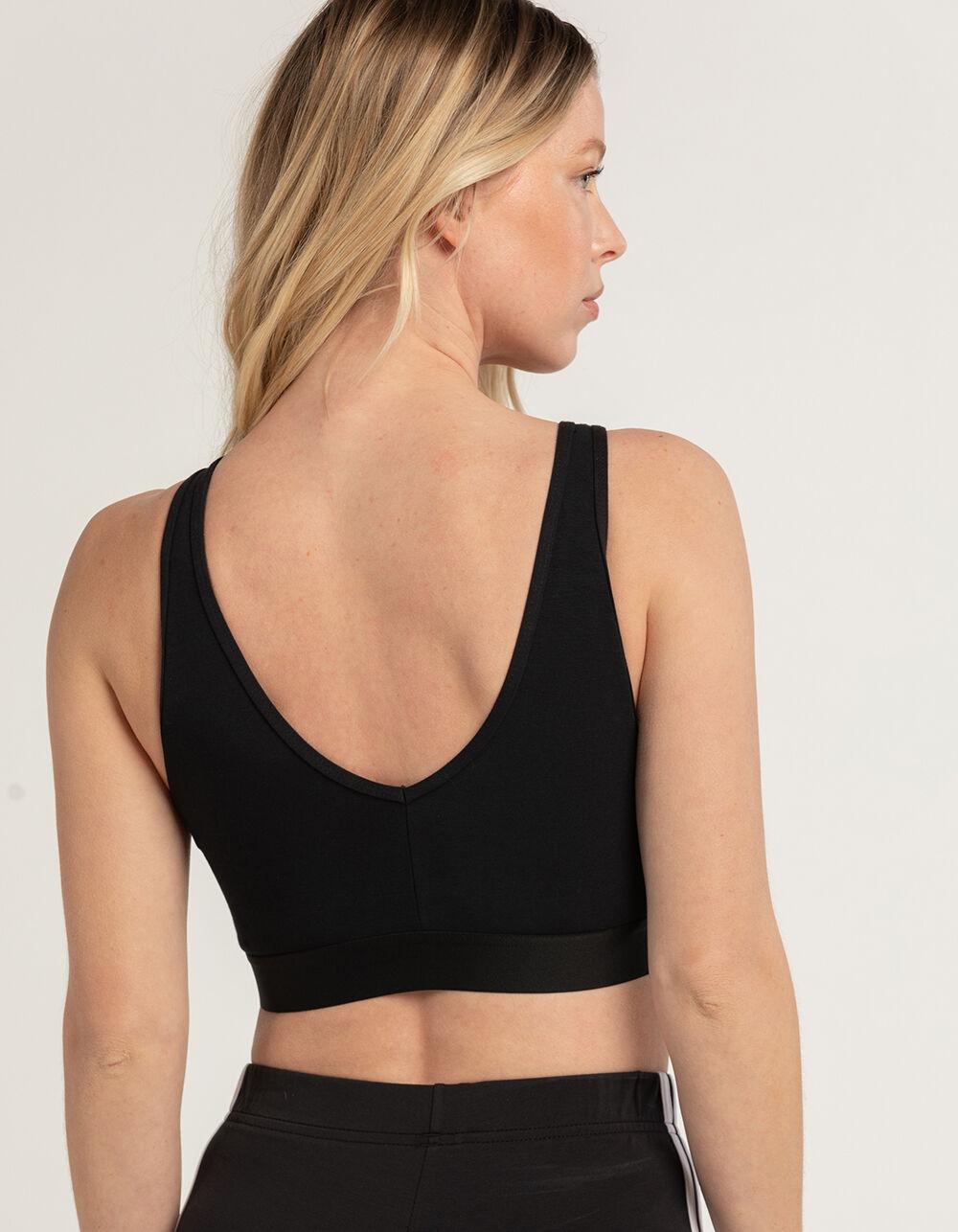 ADIDAS 3-Stripe Womens Crop Bralette Product Image