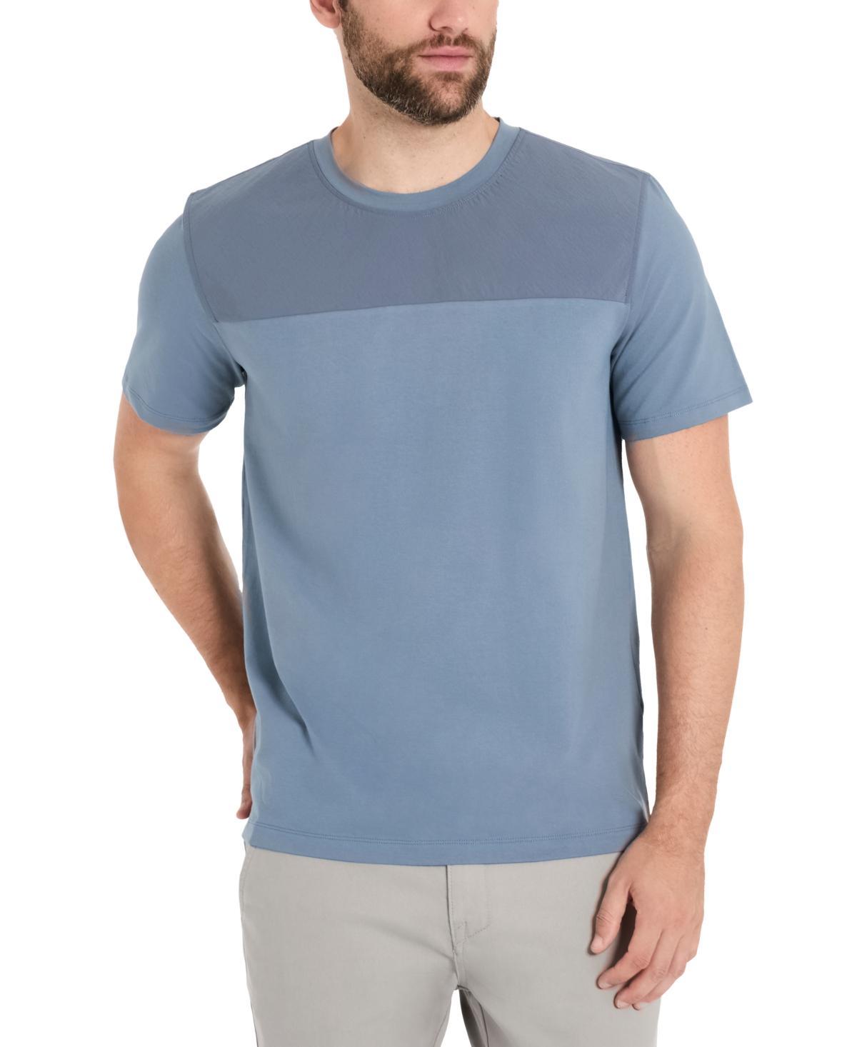 Kenneth Cole Mens Colorblocked Stretch Crewneck T-Shirt Product Image