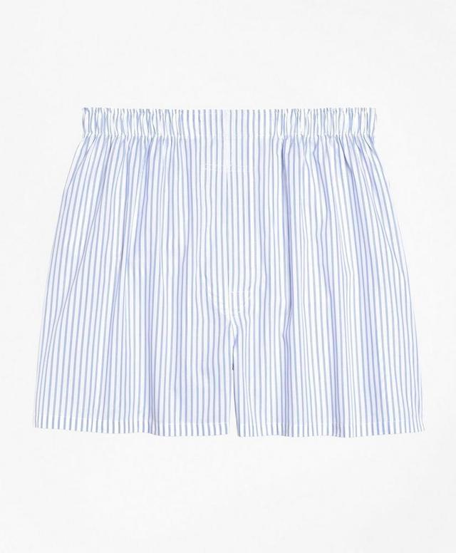 Cotton Broadcloth Ground Stripe Boxers Product Image