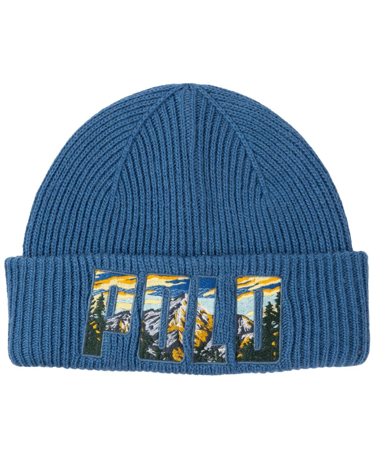 Polo Ralph Lauren Mens Scenic Polo Embroidered Beanie Product Image