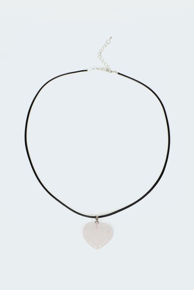 Marble Heart Cord Necklace Product Image