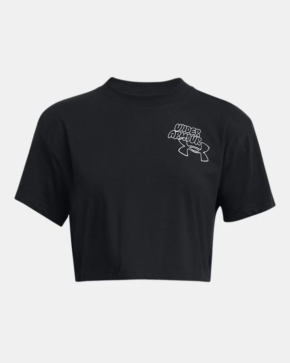 Women's UA Bubble Script Crop Short Sleeve Product Image