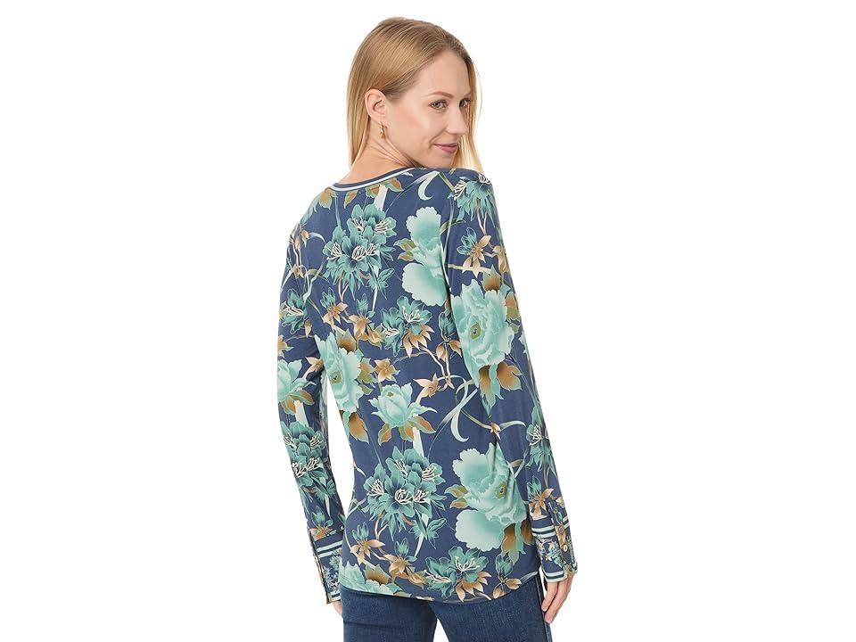 Johnny Was The Janie Favorite Henley Top (Peonee ) Women's Clothing Product Image