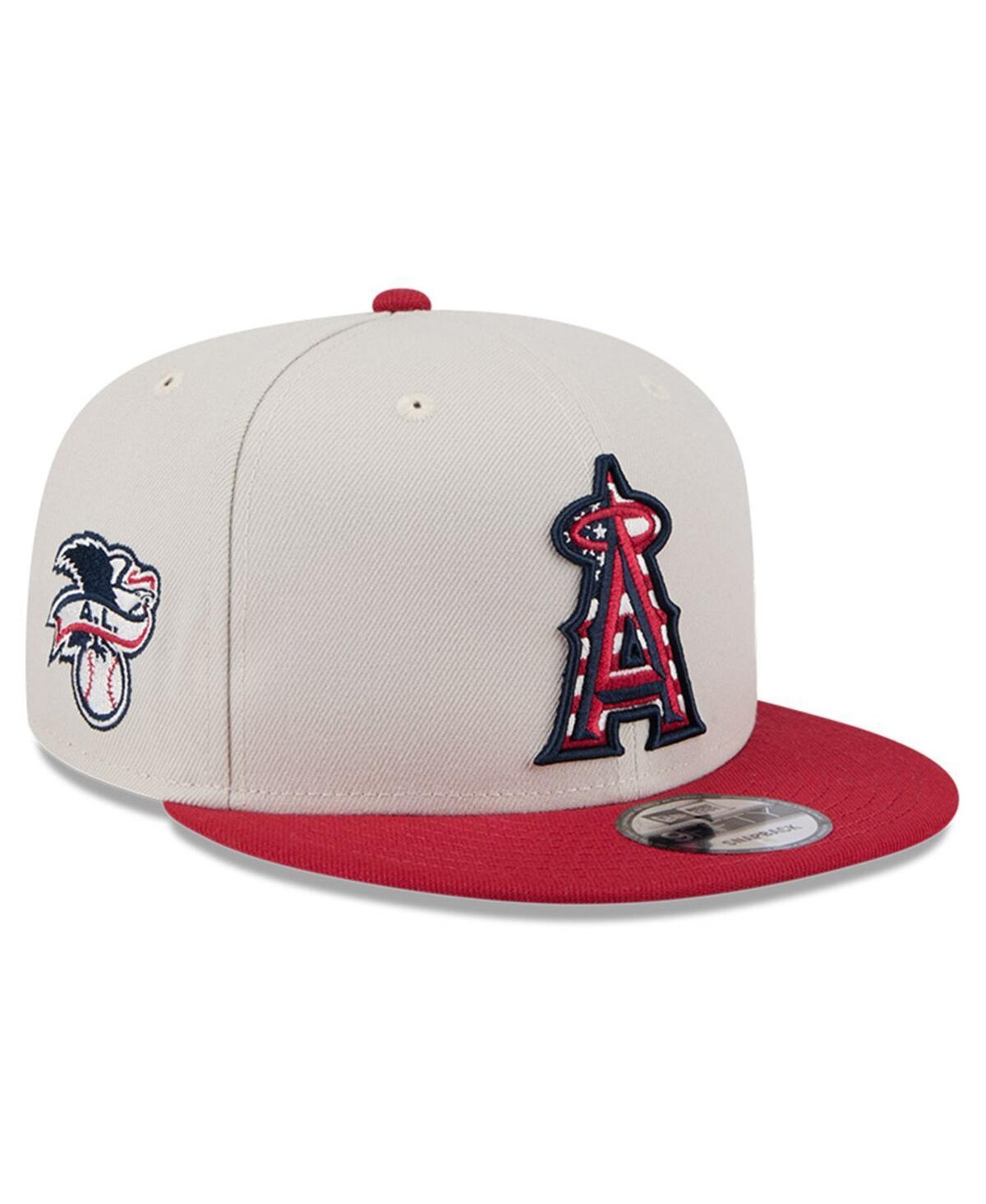 New Era Mens Red Los Angeles Angels 2024 Fourth of July 9FIFTY Snapback Hat Product Image