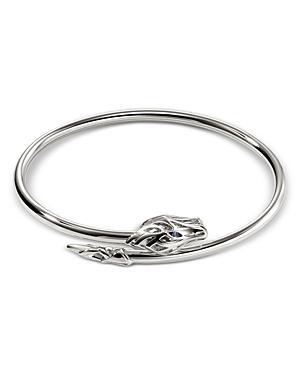 Womens Naga Sterling Silver & Blue Sapphire Slim Cuff Product Image