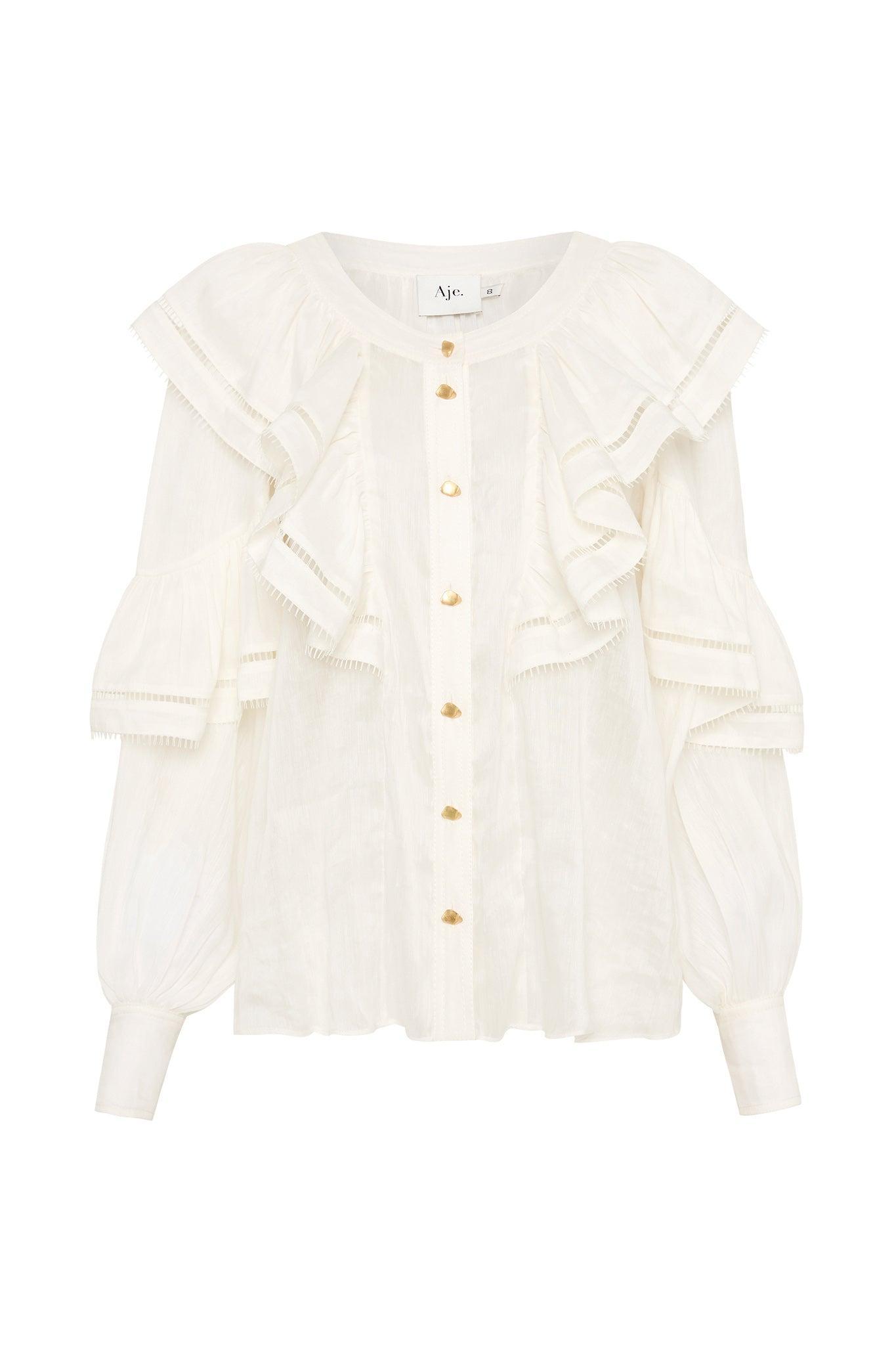 Zoe Ruffle Blouse Product Image