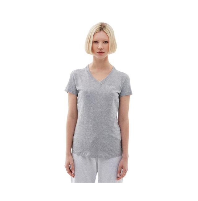 Womens Roxanna V-Neck Tee Dark grey marl Product Image