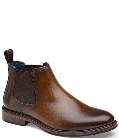 Johnston  Murphy Mens XC Flex Raleigh Leather Chelsea Boots Product Image