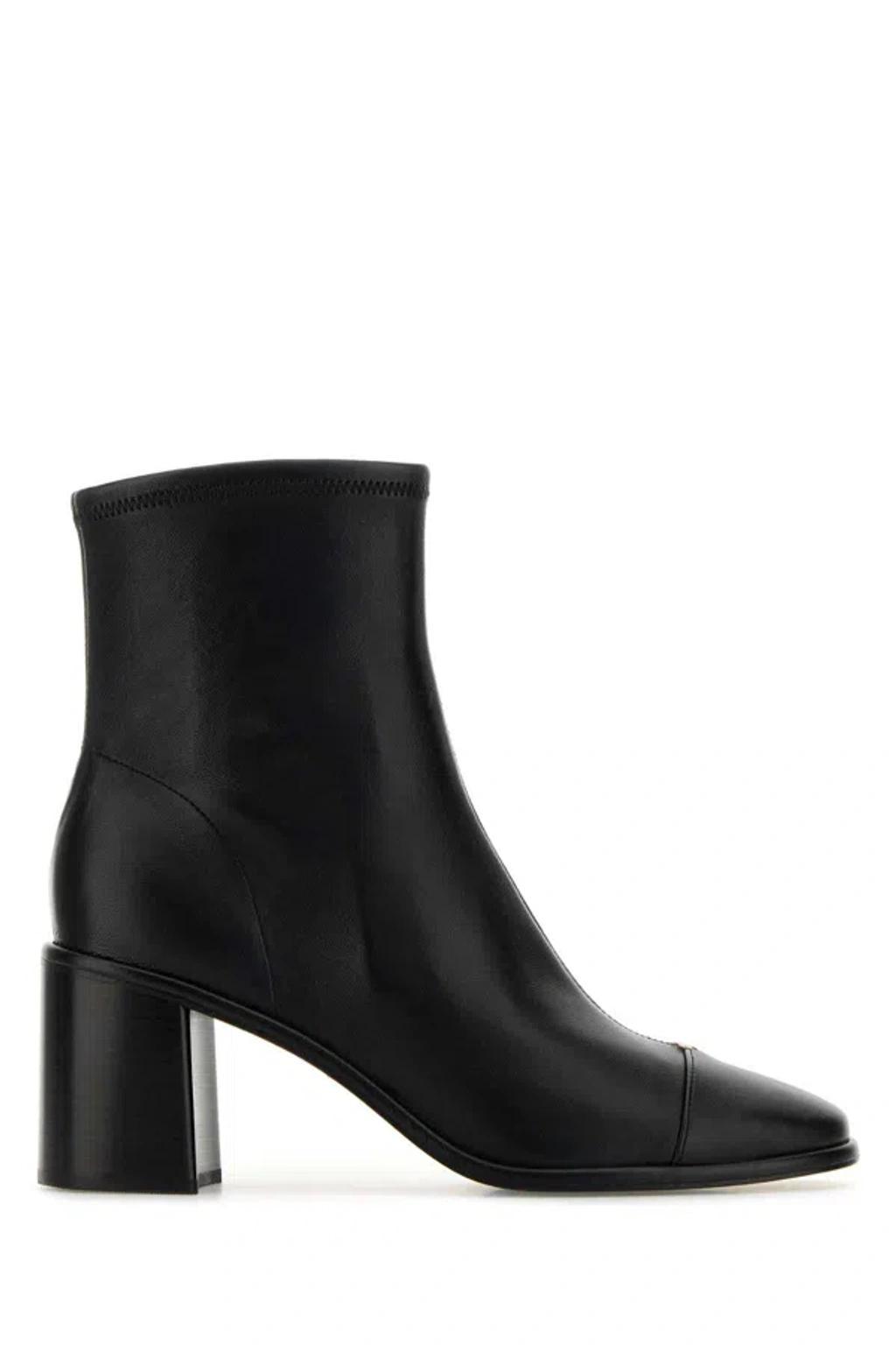 TORY BURCH Black Leather Ankle Boots product image