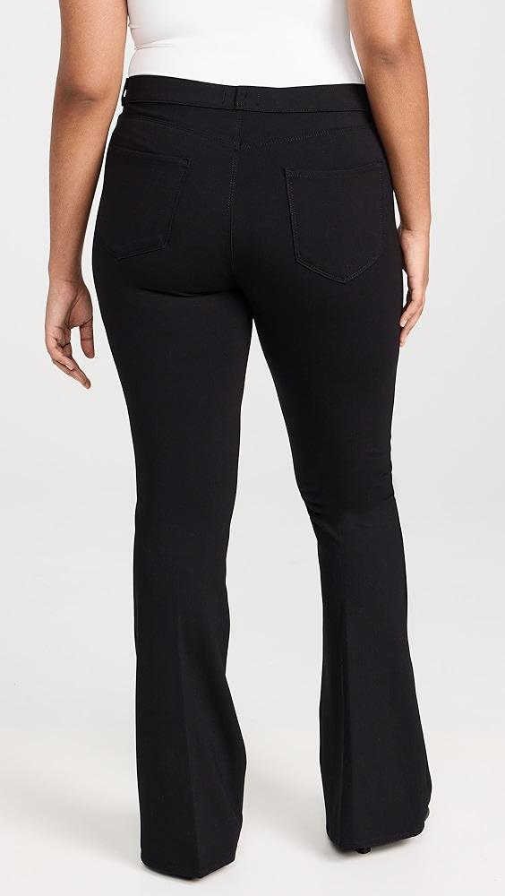 L'AGENCE The Marty High Rise Flare Ponte Pants | Shopbop Product Image