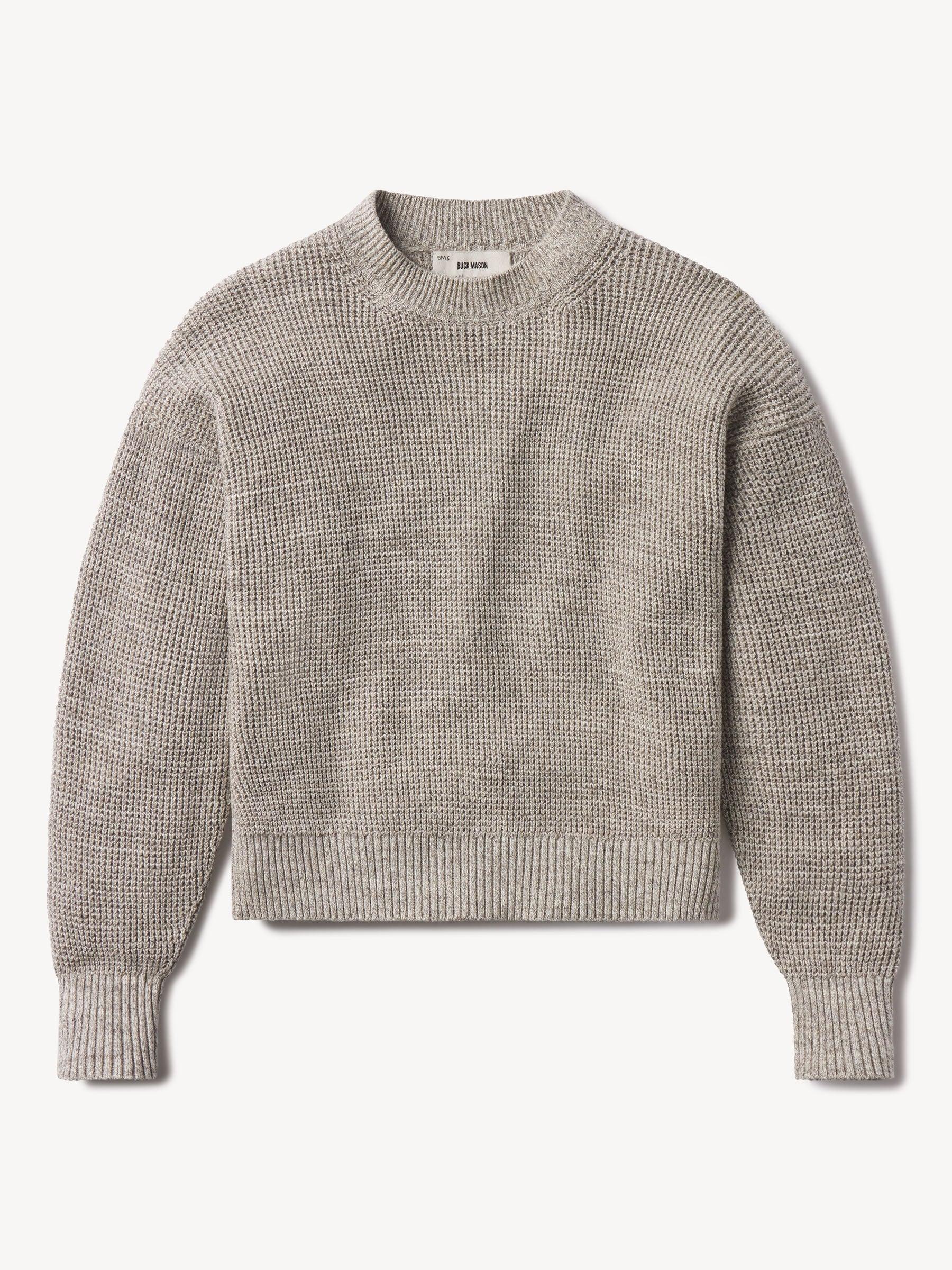 Marled Coastal Cedar Seafarer Cotton Crewneck Sweater product image