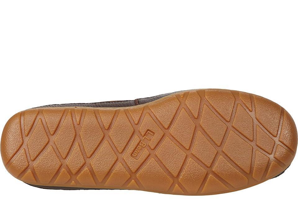 L.L.Bean Wicked Good Moosehide Slipper Moccasin (Chocolate) Men's Shoes Product Image