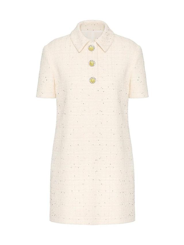 Womens Delicate Tweed Short Dress Product Image