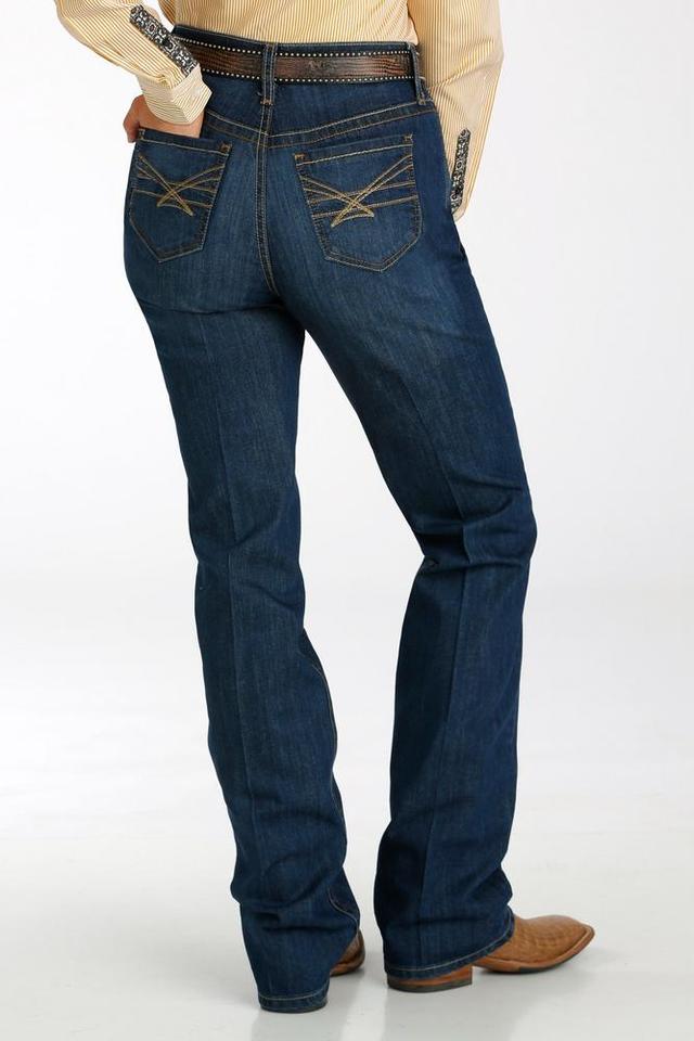 Cinch® Ladies' Emerson Dark Stone Relaxed Fit Straight Leg Jeans Product Image