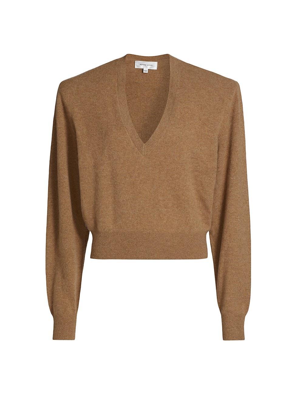 Womens Landen Cashmere V-Neck Sweater Product Image