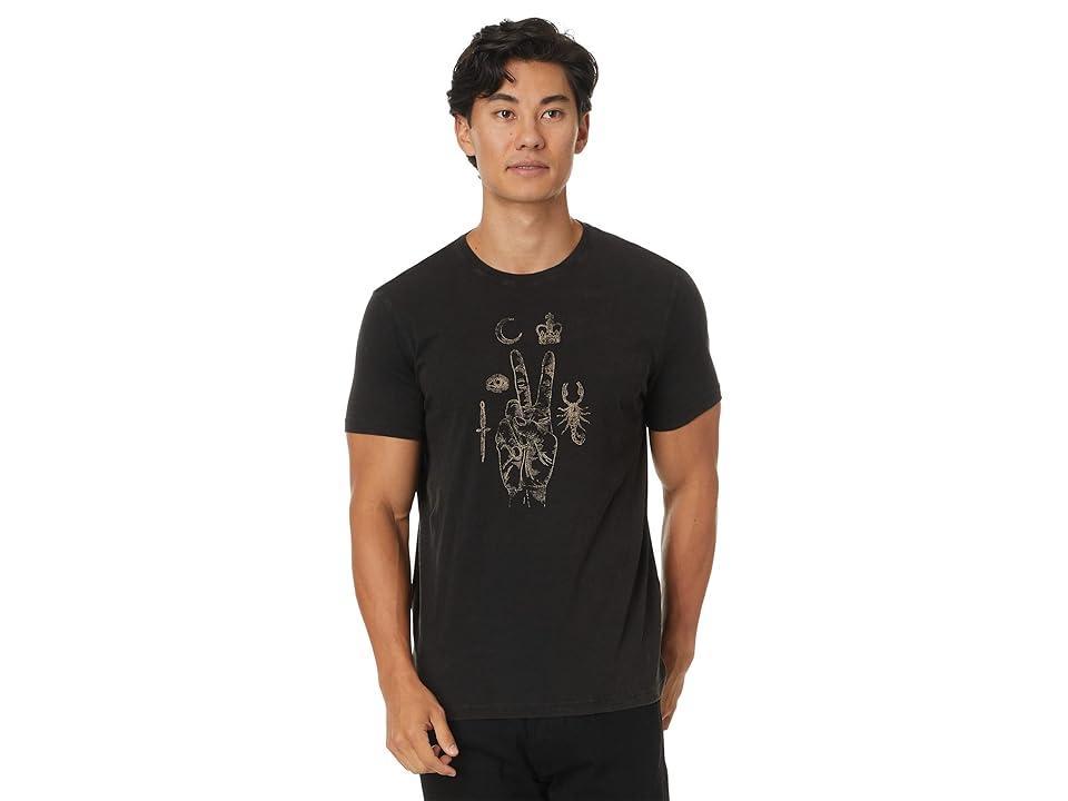 John Varvatos Elements Peace Tee KG6737W24 Men's T Shirt Product Image