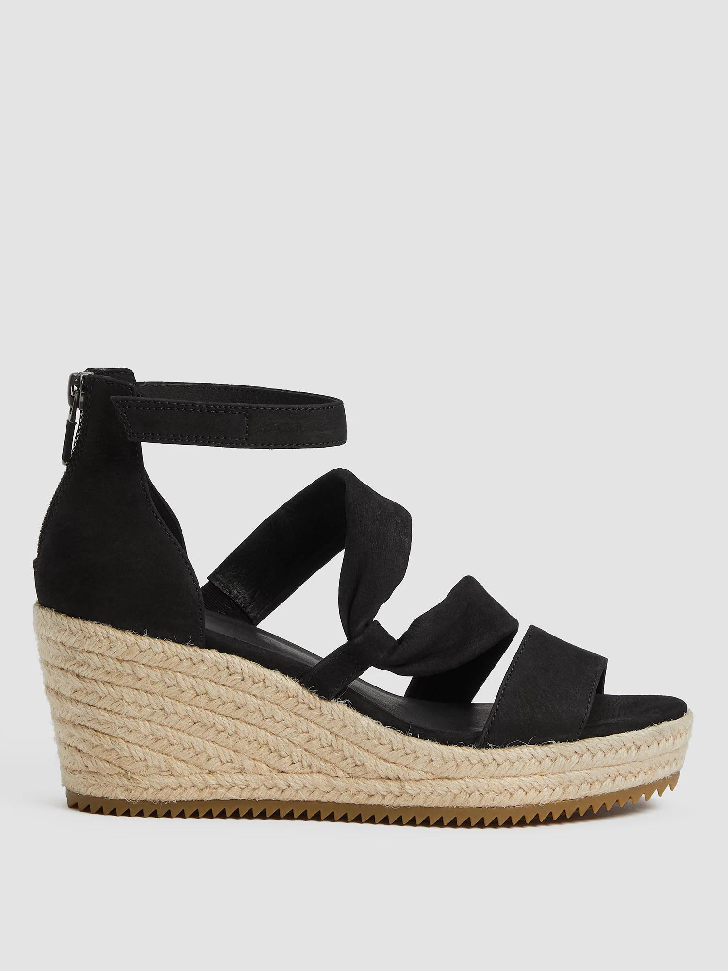 EILEEN FISHER Wisp Tumbled Nubuck Espadrillefemale Product Image