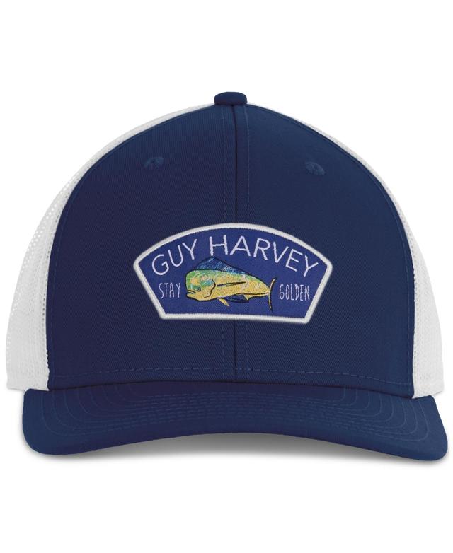 Guy Harvey Mens Colorblocked Logo Patch Trucker Hat Product Image