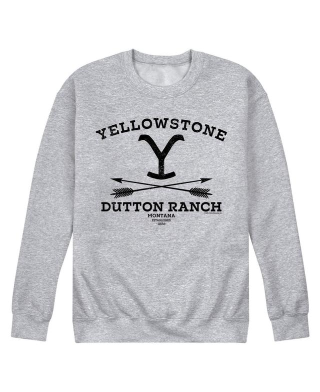 Mens Yellowstone Arrows Fleece Sweatshirt Purple Product Image