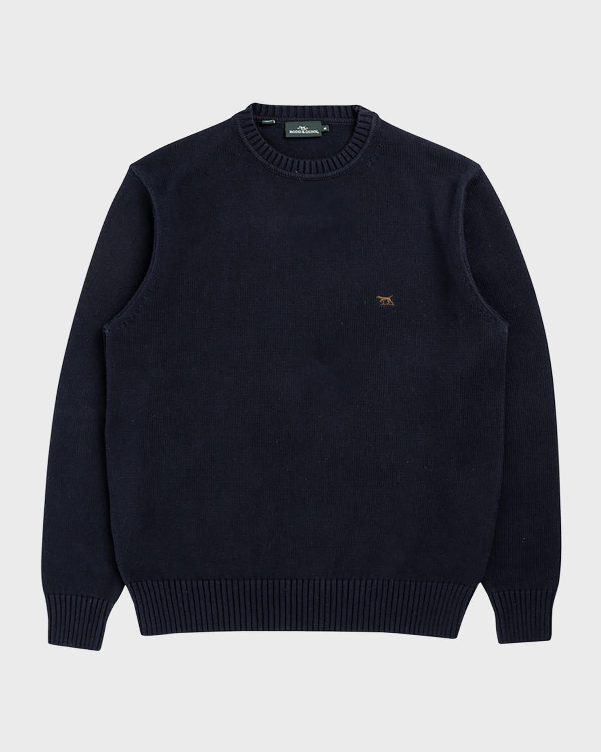 Mens Mid-Weight Cotton Crew Sweater Product Image