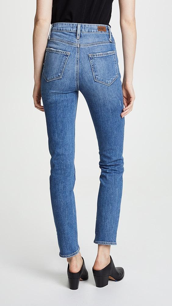 PAIGE High Rise Sarah Slim Jeans | Shopbop Product Image