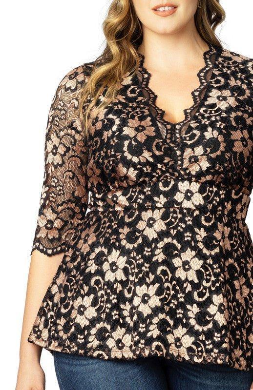 Luxe Lace Top - Plus Product Image