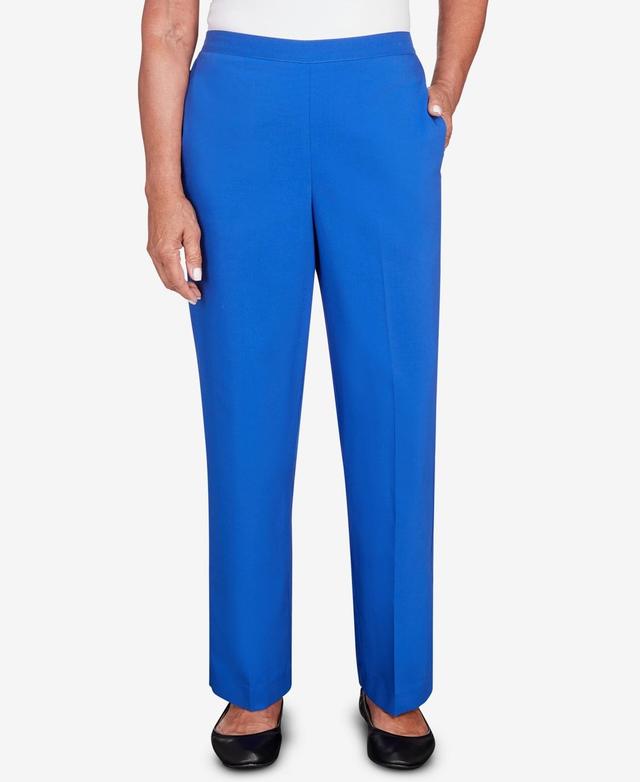 Alfred Dunner Womens Tradewinds Stretch Waist Average Length Pants Product Image