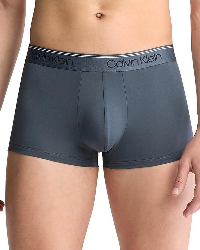 Calvin Klein Microfiber Stretch Wicking Low Rise Trunks, Pack of 3 Product Image